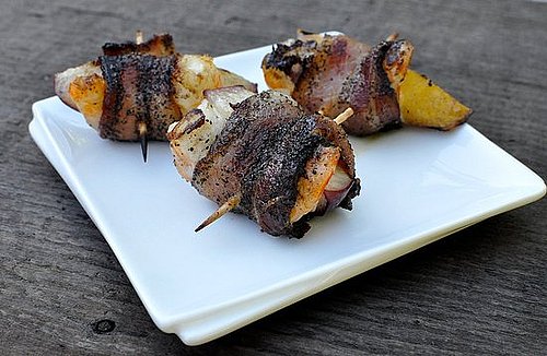 Bacon-Wrapped Shrimp and Fruit Bacon-Wrapped Shrimp and Fruit