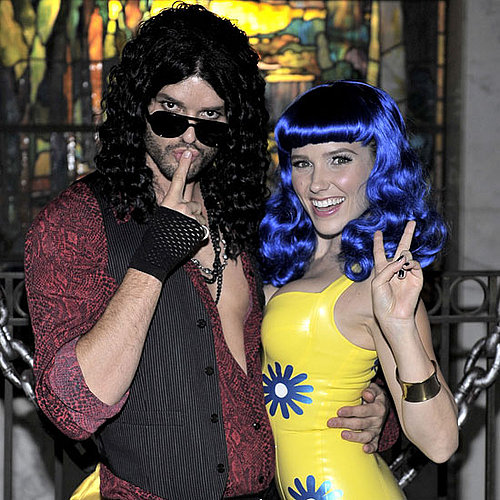Russell Brand and Katy Perry
Austin Nichols and Sophia Bush transformed into former celeb couple Russell Brand and Katy Perry with the help of some wigs.
Russell Brand and Katy Perry
Austin Nichols and Sophia Bush transformed into former celeb couple Russell Brand and Katy Perry with the help of some wigs.