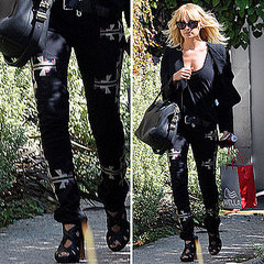 Nicole Richie Wears Isabel Marant Navajo Jeans Nicole Richie Wears Isabel Marant Navajo Jeans