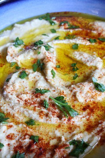Authentic homemade hummus