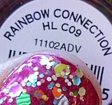rainbow glitter nail polish