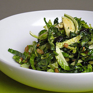 Shredded Brussels Sprouts and Kale Salad