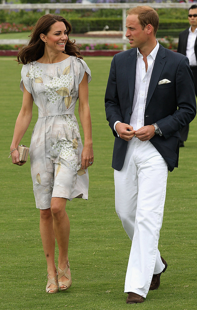 Will checked out Kate as they arrived for a 2011 polo match in Santa Barbara.
Will checked out Kate as they arrived for a 2011 polo match in Santa Barbara.