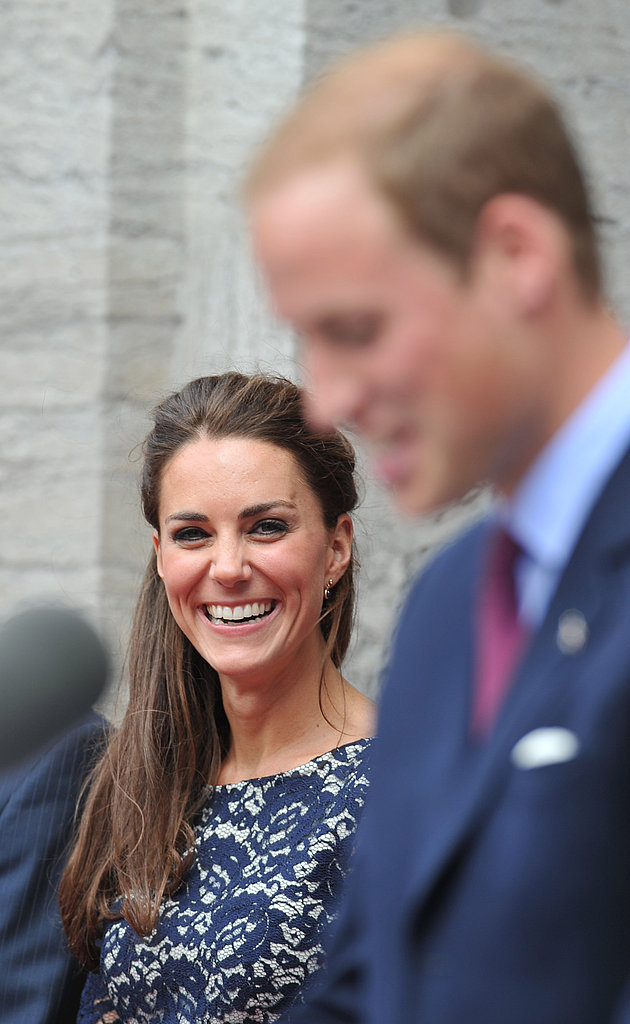 Prince William cracked up Kate after they arrived in Ottawa in 2011.
Prince William cracked up Kate after they arrived in Ottawa in 2011.