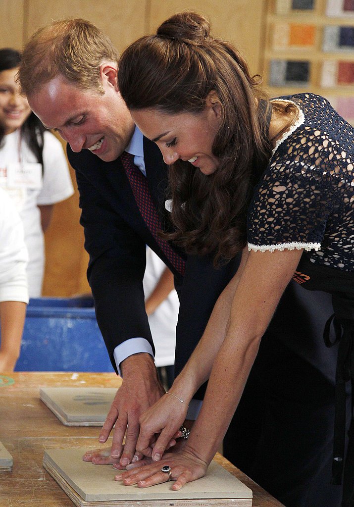 Will and Kate left their handprints at LA's Inner City Arts in 2011.
Will and Kate left their handprints at LA's Inner City Arts in 2011.
