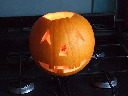 my son's first carving