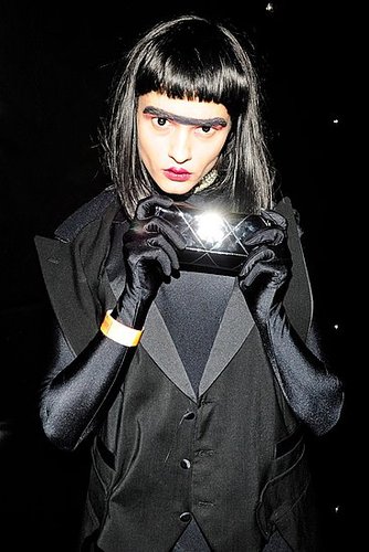 Crystal Renn showed off her dark side at V Magazine's Halloween party in 2011.
Crystal Renn showed off her dark side at V Magazine's Halloween party in 2011.
