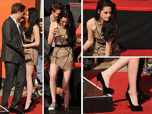 See Pictures of Twilight Star Kristen Stewart in Nude Marios Schwab Dress at Hand and Foot Ceremony, From All Angles!