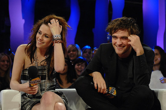 During an interview with Live@MuchMusic in 2008, Robert Pattinson and Kristen Stewart fielded questions about their relationship.
During an interview with Live@MuchMusic in 2008, Robert Pattinson and Kristen Stewart fielded questions about their relationship.