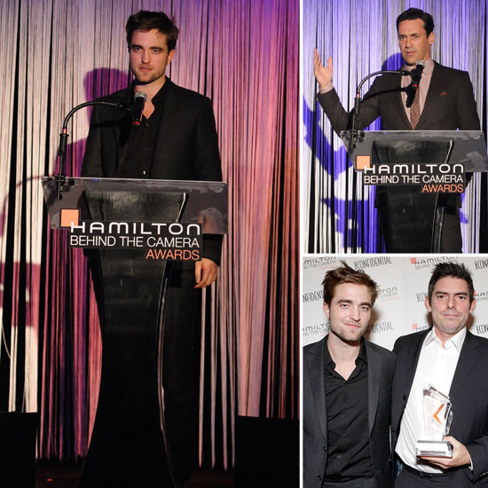 Robert Pattinson Makes a Speech to Honor His New Moon Director Robert Pattinson Makes a Speech to Honor His New Moon Director