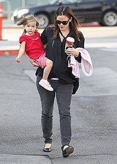 Pregnant Jennifer Garner + Seraphina Affleck Pictures in LA Pregnant Jennifer Garner + Seraphina Affleck Pictures in LA
