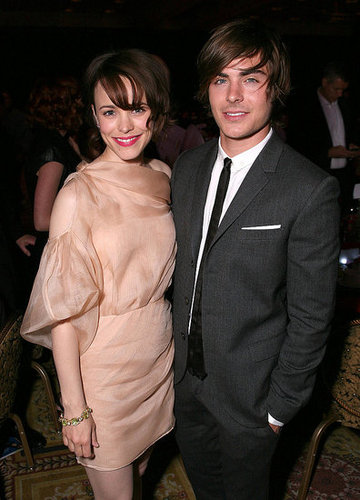 Rachel smiled next to Zac Efron at a party in April 2009.
Rachel smiled next to Zac Efron at a party in April 2009.
