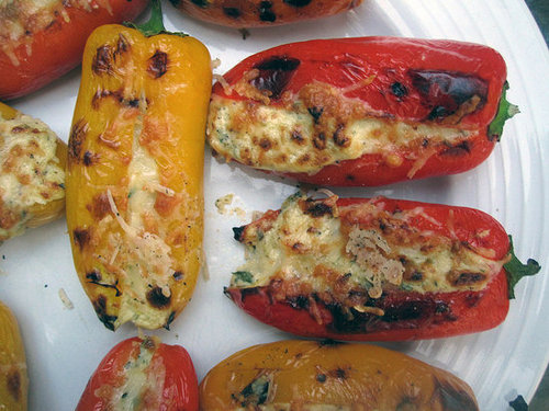 Feta Stuffed Pepper Recipe