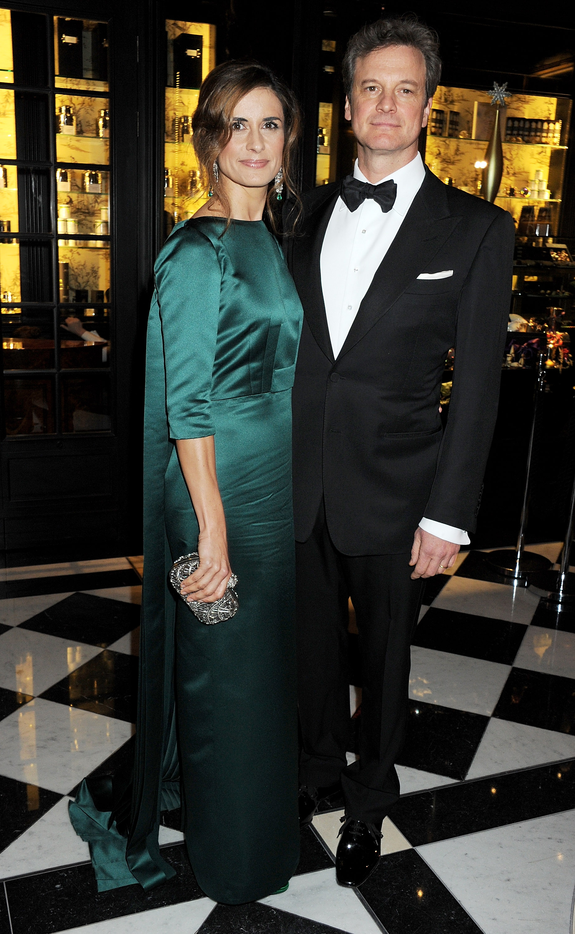 Colin Firth and his wife, Livia Giuggioli. Colin Firth and his wife, Livia Giuggioli.