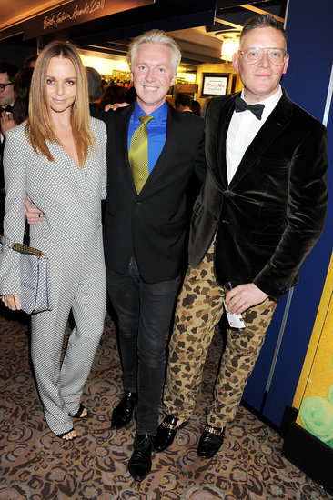 Stella McCartney greeted her fashionable friends inside the party.
Stella McCartney greeted her fashionable friends inside the party.