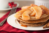 Maple Cinnamon Protein Pancakes