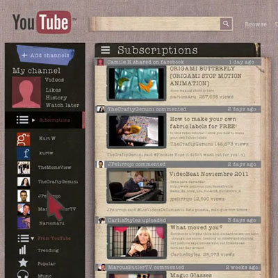New YouTube Layout