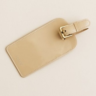 J.Crew Patent Luggage Tag J.Crew Patent Luggage Tag
