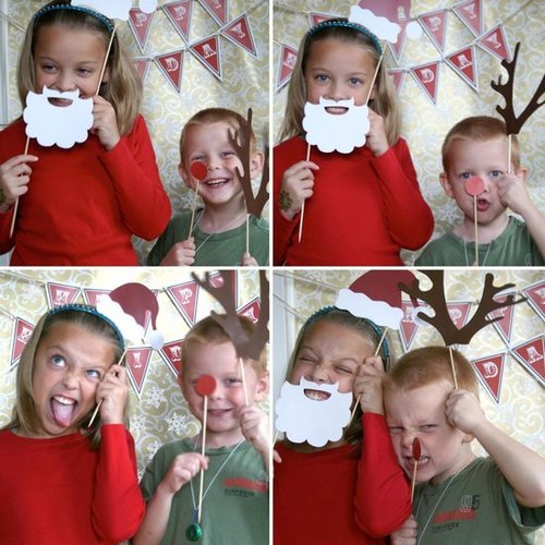 Holiday Printable Photo Booth Props ($10) Holiday Printable Photo Booth Props ($10)