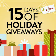 Enter Our Amazing 15 Days of Holiday Giveaways Now!