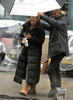 Blake Lively Rainy Gossip Girl Set Pictures