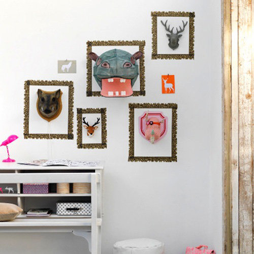 Cool Idea: Create a Gallery of Playful Faux Taxidermy 