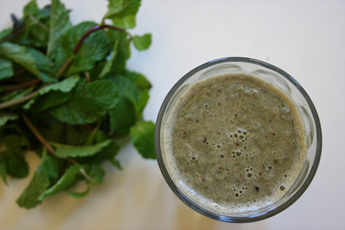 Healthy Mint Chocolate Chip Shake