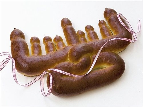 Menorah Challah Menorah Challah