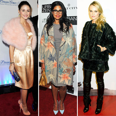 Fancy Winter Coats and Jackets on Celebrities 2011