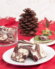 Happy Chanukah Marble Bark