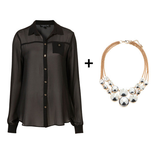 Silk Blouses + Statement Necklaces Silk Blouses + Statement Necklaces