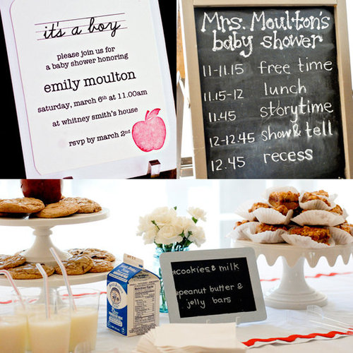 A School Theme Baby Shower For a Teacher and Mama-to-Be A School Theme Baby Shower For a Teacher and Mama-to-Be