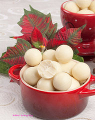 White Truffles with Cassis-Framboise Ganache, Baby Let It Snow