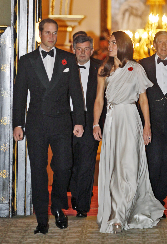 The duke and duchess attended a dinner reception in aid of the National Memorial Arboretum Appeal at St James's Palace in London on Nov. 10, 2011.
The duke and duchess attended a dinner reception in aid of the National Memorial Arboretum Appeal at St James's Palace in London on Nov. 10, 2011.