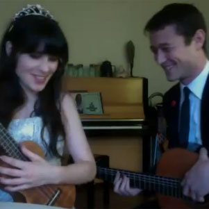 Zooey Deschanel and Joseph Gordon-Levitt New Year's Eve Video