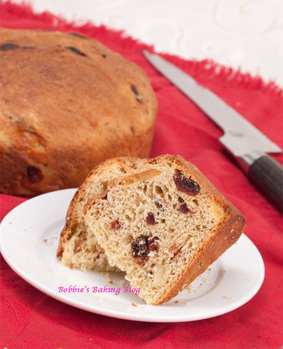 Panettone with Rum Soaked Glacé Fruit