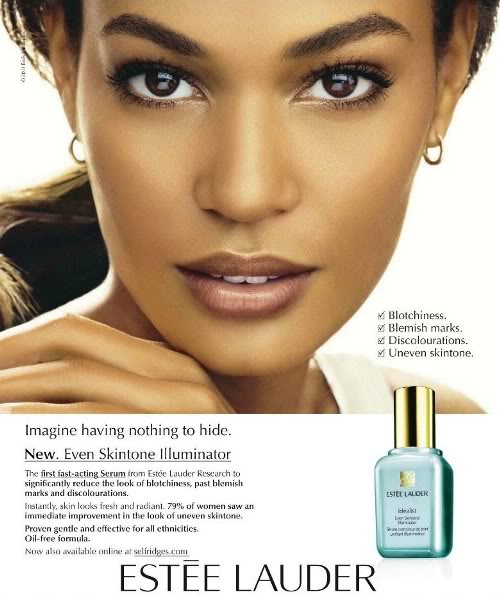 Joan Smalls for Estee Lauder