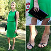 Charlize Theron's Green Dress in Palm Springs