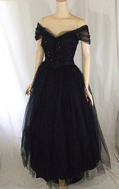 1950 Fashion on 1950 S Style Evening Dresses