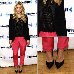 Kristen Bell Red Pants January 2012 Kristen Bell Red Pants January 2012