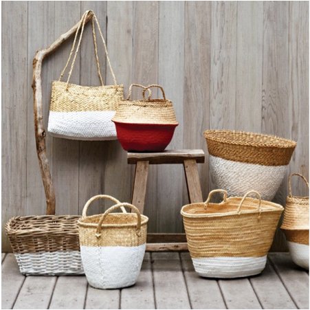 Martha Stewart shows us how to make these beautiful dip-dyed baskets.
Source: Martha Stewart
Martha Stewart shows us how to make these beautiful dip-dyed baskets.
Source: Martha Stewart