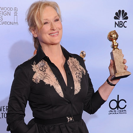 Meryl Streep Golden Globes Press Room (Video)