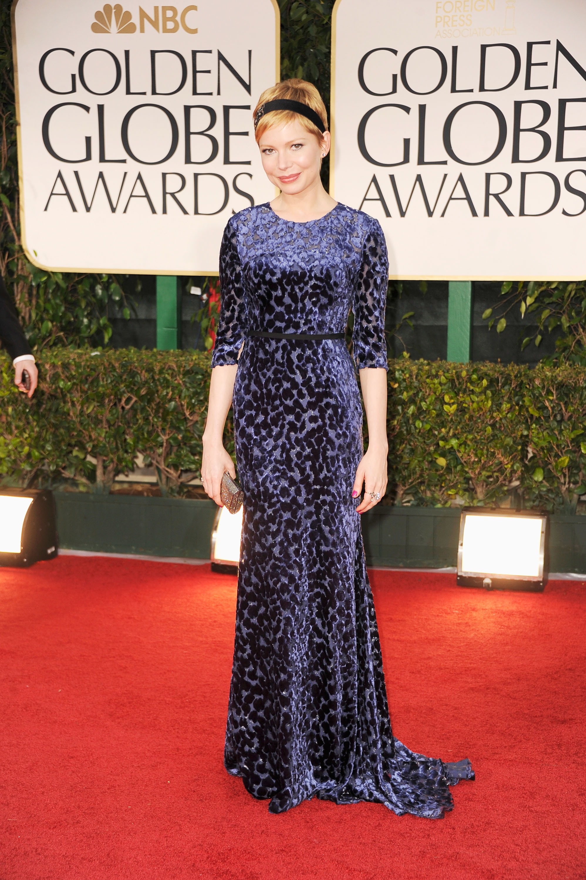 Michelle Williams at the Golden Globes. Michelle Williams at the Golden Globes.