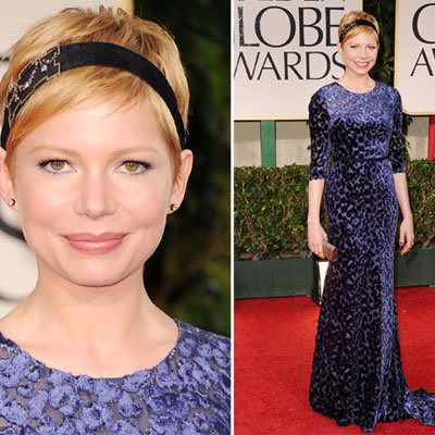 Michelle Williams in Jason Wu at Golden Globes 2012