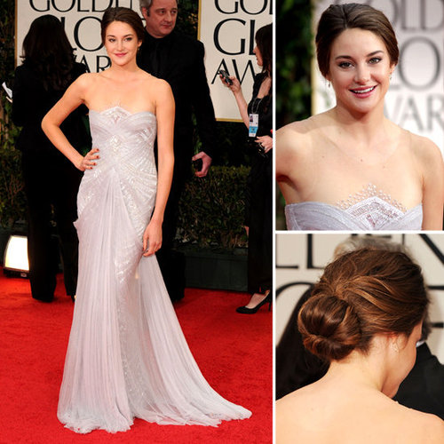 Shailene Woodley at Golden Globes 2012