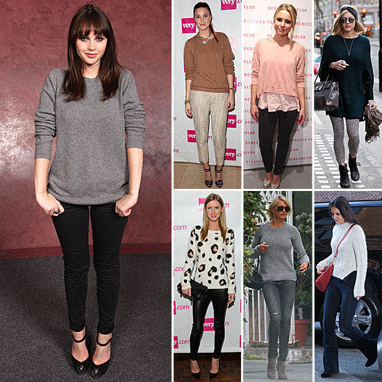 Celebrities' Sweaters Winter 2012 Celebrities' Sweaters Winter 2012
