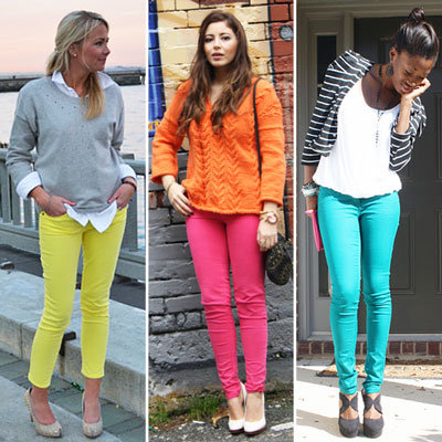 Styling Tip: Wear Neon Jeans