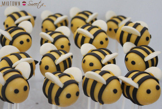 Bees Baby Shower Cake Pops