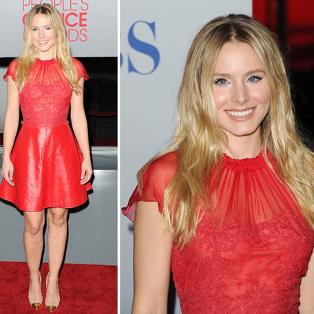 Kristen Bell in Valentino at 2012 People's Choice Awards