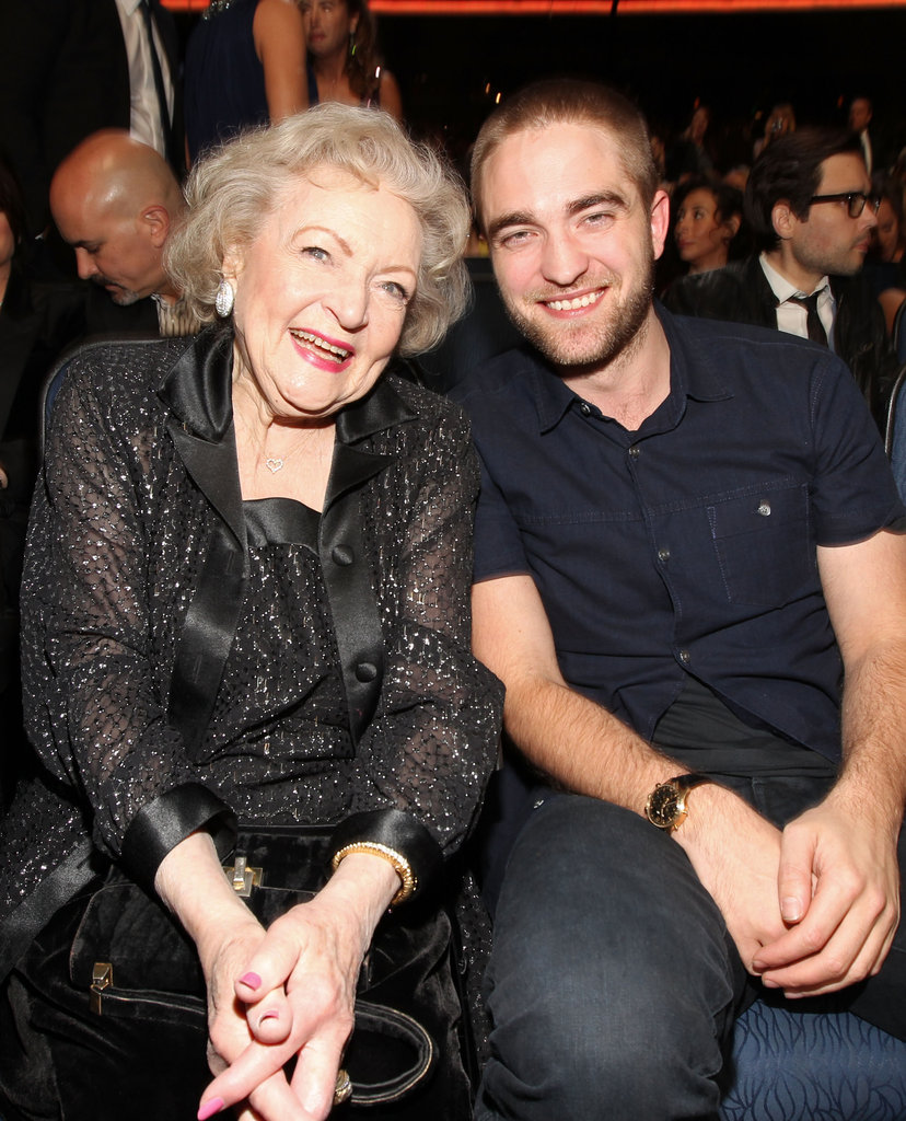 Betty White and Robert Pattinson Betty White and Robert Pattinson